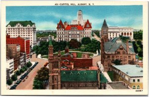 Postcard NY Albany State Capitol