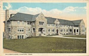 STAMFORD CT~CHILDRENS HOME~1929 POSTMARK POSTCARD