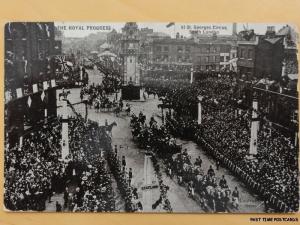 c1911 - The Royal Progress - At St. Georges Circus - South London