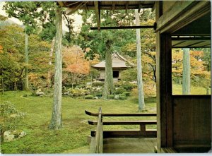 Rurika Tei Garden of Sanzen In Temple Kyoto Japan Postcard Posted 1970