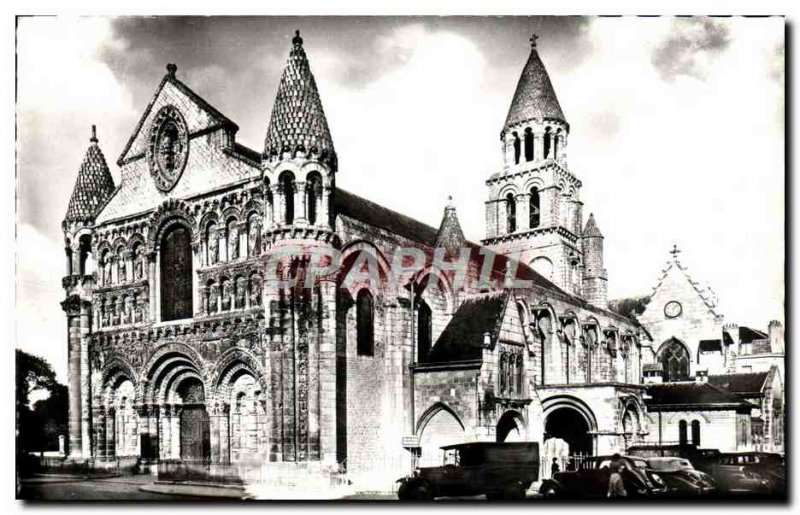 Modern Postcard Poitiers Church of Our Lady the Great