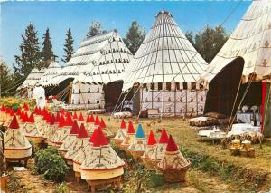 Morocco A Diffa Fest tents  1970 postcard