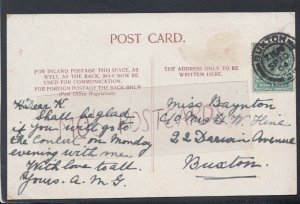 Genealogy Postcard- Baynton / Hine - 22 Darwin Avenue, Buxton, Derbyshire RF6057