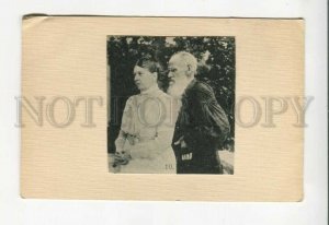 3155274 Leo TOLSTOY Russian WRITER w/ WIFE Vintage PHOTO RARE