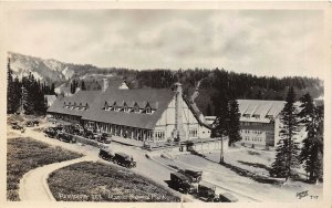 Rainier National Park Washington c1920 RPPC Real Photo Postcard Paradise Inn