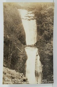 Cross & Dimmitt RPPC Bridal Veil Falls Columbia River Highway Postcard N20