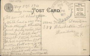 Harwich Harwichport Cape Cod MA Shore Road c1910 Postcard