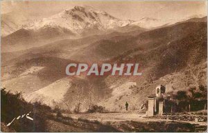 Old Postcard Amelie Les Bains (P O) Entree Fort and Canigou