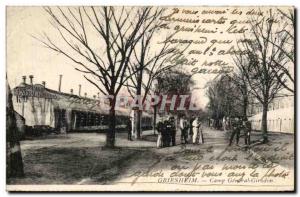 Old Postcard Camp Griesheim Generale Girodom Army