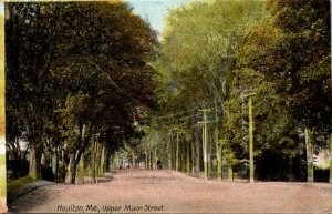 Maine Houlton Upper Main Street 1909