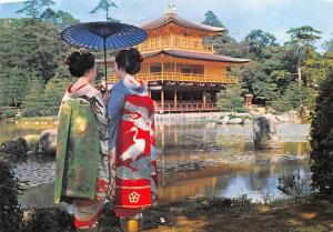 Maiko at Golden Pavilion - Kyoto