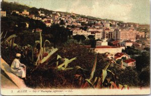 Algeria Algiers Alger Isly et Mustapha Superieur Vintage Postcard C170