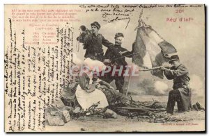 Old Postcard Militaria Alpine Corps 20th Regiment d & # 39infanterie