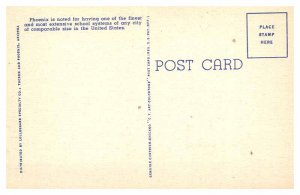 Postcard SCHOOL SCENE Phoenix Arizona AZ AU8497