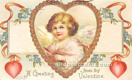 Valentines Day Post Cards Old Vintage Antique Postcards Unused