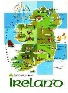 Greetings from Ireland, Pictorial Map