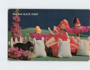 Postcard Baa Baa Black Sheep