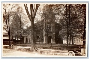 1915 First Presbyterian Church View Montclair New Jersey NJ RPPC Photo Postcard 