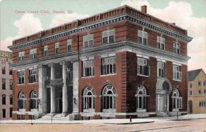 Peoria Illinois c1910 Postcard Creve Coeur Club Building