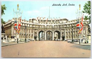 Vintage Admiralty Arch London Postcard by Young's Photo Reproductions