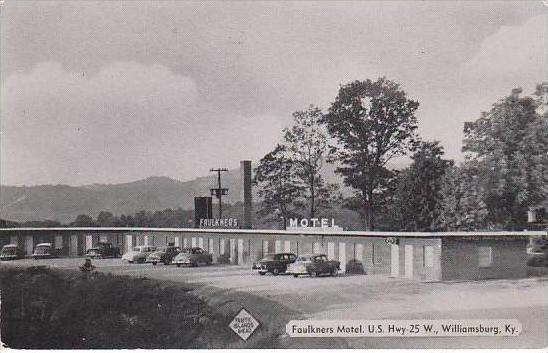 Kentucky Williamsburg Faulkners Motel 1953