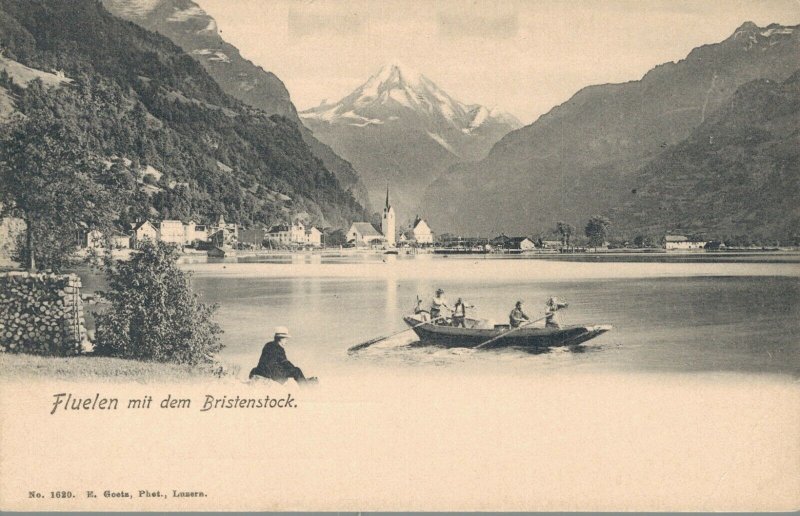 Switzerland Fluelen mit dem Bristenstock 03.18