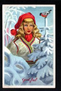 Norway Christmas Picture Postcard!