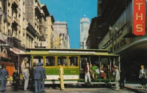 California San Francisco Cable Car On Turntable