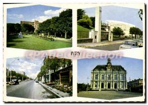 Postcard Modern Ivry various views