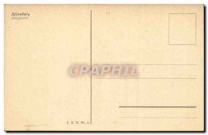 Postcard Old Nurnberg Burgpartie
