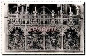 Old Postcard Amiens Cathedrale The Life Of St John the Baptist Bas Relief