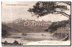 Old Postcard Lac Chambon And Monts Dore