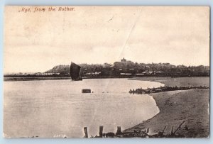 East Sussex England Postcard Rye from the Rother 1908 Antique Posted