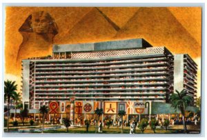 c1950's Nile Hilton Jewel of Egypt United Arab Republic Cairo Egypt Postcard