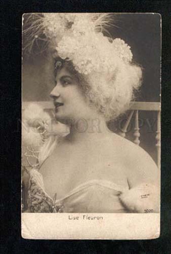 034523 Lise FLEURON Opera Star DANCER Vintage PHOTO