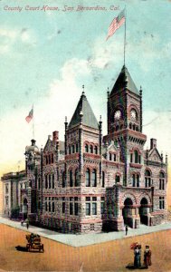 California San Bernardino County Court House 1909