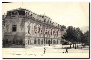 Old Postcard Chambery (Savoie) Museum Library