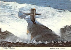 USS Philadelphia Ship US High Speed Attack Submarines, Groton, CT, USA Unused 