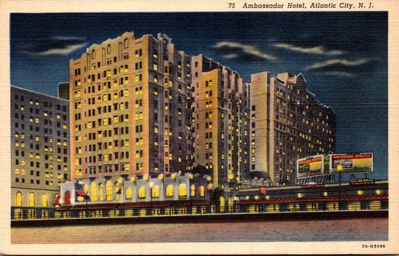 New Jersey Atlantic City The Ambassador Hotel Curteich