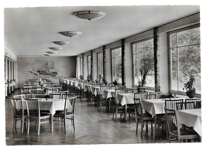 Germany Heidelberg Hotel Restaurant Schwarzes Schiff RPPC