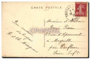 Old Postcard Troyes The Monument Of Children From & # 39Aube