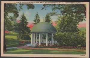 West Virginia WHITE SULPHUR SPRINGS, 1778, (2,000 Feet Elevation) ~ Linen