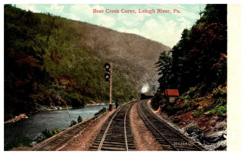 Pennsylvania  Lehigh River ,  Bear Creek Curve