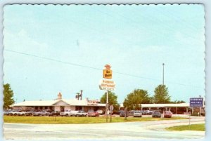 VANDALIA, Illinois IL ~ Roadside ROBBINS RESTAURANT Best Western 4x6 Postcard