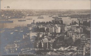 RPPC Postcard General View Constantinople Turkey 1928