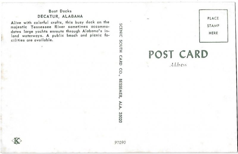 Boat Docks in Decatur Alabama Along the Tennessee River