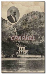 Old Postcard Eze Eze Villa les Pins and the Old Village