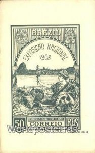 Correio Exposicao Nacional Brazil Postcard