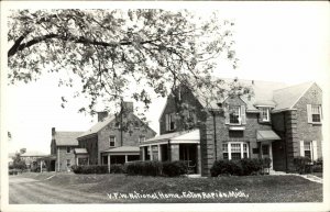 Eaton Rapids Michigan MI VFW Veterans National Home Real Photo Vintage Postcard
