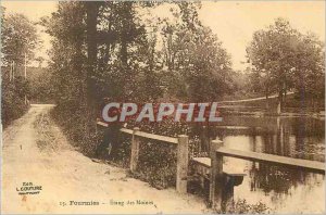 Old Postcard Fourmies Etang des Moines